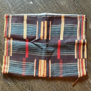 St. Frank Pillow Cover in AUBERGINE EWE KENTE FABRIC